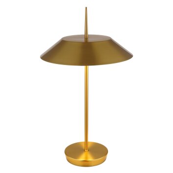 Globo lighting Brenlor table lamp brass, 2-light sources
