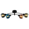 Globo lighting Zarlona ceiling light black, 4-light sources