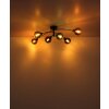 Globo lighting Zarlona ceiling light black, 6-light sources