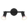 Globo lighting Matrix ceiling light, ceiling spotlight, wall light, wall spotlight black, 2-light sources