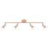 Globo lighting Matrix ceiling light, ceiling spotlight, wall light, wall spotlight pink, 4-light sources