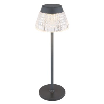 Globo lighting Lora table lamp LED anthracite, 1-light source