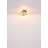Globo lighting Glyxar ceiling light LED black, 1-light source
