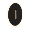 Globo lighting Avery wall light LED dark brown, black, 1-light source