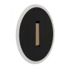 Globo lighting Avery wall light LED dark brown, black, 1-light source