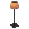 Globo lighting Gregoir table lamp LED black, 1-light source