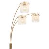 Globo lighting Gorley floor lamp gold, 3-light sources