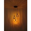 Globo lighting Valletta hanging light black, 3-light sources