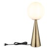 Globo lighting Pinpal table lamp brass, 1-light source