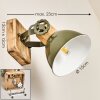 Orny Wall Light Light wood, 1-light source