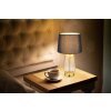 Globo lighting Classy table lamp amber, brass, 1-light source