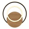 Globo lighting Julio ceiling light LED Dark wood, Ecru, 1-light source