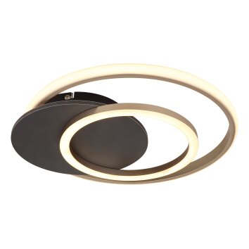 Globo lighting Julio ceiling light LED grey, 1-light source