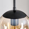 Gastor hanging light, globe light Amber, Smoke-coloured, 3-light sources
