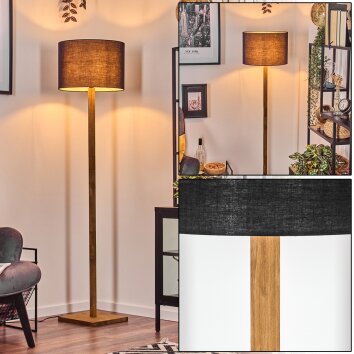 Bassagoda floor lamp Ecru, black, 1-light source