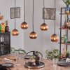 Koyoto globe light, pendant light black, 5-light sources