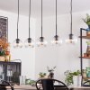 Koyoto globe light, pendant light black, 5-light sources