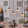 Koyoto globe light, pendant light black, 5-light sources