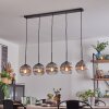 Koyoto globe light, pendant light black, 5-light sources