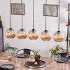 Koyoto globe light, pendant light black, 5-light sources