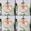 Gastor hanging light, globe light black, 2-light sources