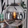 Gastor hanging light, globe light black, 2-light sources