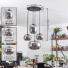 Apedo hanging light, globe light, pendant light Smoke-coloured, 4-light sources