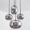 Apedo hanging light, globe light, pendant light Smoke-coloured, 4-light sources