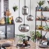 Apedo hanging light, globe light, pendant light Smoke-coloured, 4-light sources