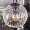 Koyoto hanging light, globe light, pendant light 35 cm clear, 4-light sources