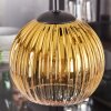 Koyoto hanging light, globe light, pendant light 35 cm gold, clear, 4-light sources