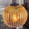 Koyoto hanging light, globe light, pendant light 35 cm gold, clear, 4-light sources