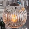 Koyoto hanging light, globe light, pendant light clear, Smoke-coloured, 4-light sources