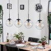 Gastor hanging light, globe light, pendant light clear, 4-light sources