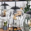 Gastor hanging light, globe light, pendant light clear, 4-light sources