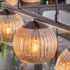 Koyoto hanging light, globe light, pendant light Amber, 3-light sources