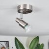 Gropptorp ceiling light, ceiling spotlight matt nickel, 1-light source