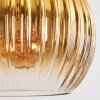 Koyoto hanging light, globe light, pendant light gold, clear, 4-light sources