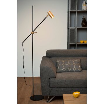 Lucide PHILINE Floor Lamp black, 1-light source