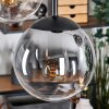 Gastor hanging light, globe light, pendant light Amber, clear, Smoke-coloured, 5-light sources