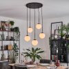 Gastor hanging light, globe light, pendant light white, 5-light sources