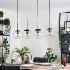 Gastor hanging light, globe light, pendant light clear, 4-light sources