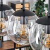 Gastor hanging light, globe light, pendant light clear, 4-light sources
