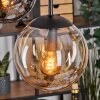 Gastor hanging light, globe light, pendant light Amber, Smoke-coloured, 5-light sources