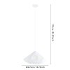 Eglo lights DOLWEN hanging light white, 1-light source