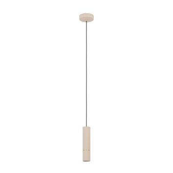 Eglo lights CAMINIA hanging light LED brass, sand-coloured, 1-light source