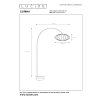 Lucide lights CORINA floor lamp, Arch lamps brass, 1-light source