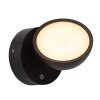 Lucide lights FINN outdoor wall light LED black, 1-light source