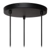 Lucide lights MAYA pendant light black, 3-light sources