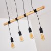 Pendant Light Oostkapelle black, 4-light sources